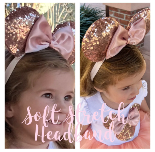 Minnie Mouse Rose Gold Sequins Tutu Dress